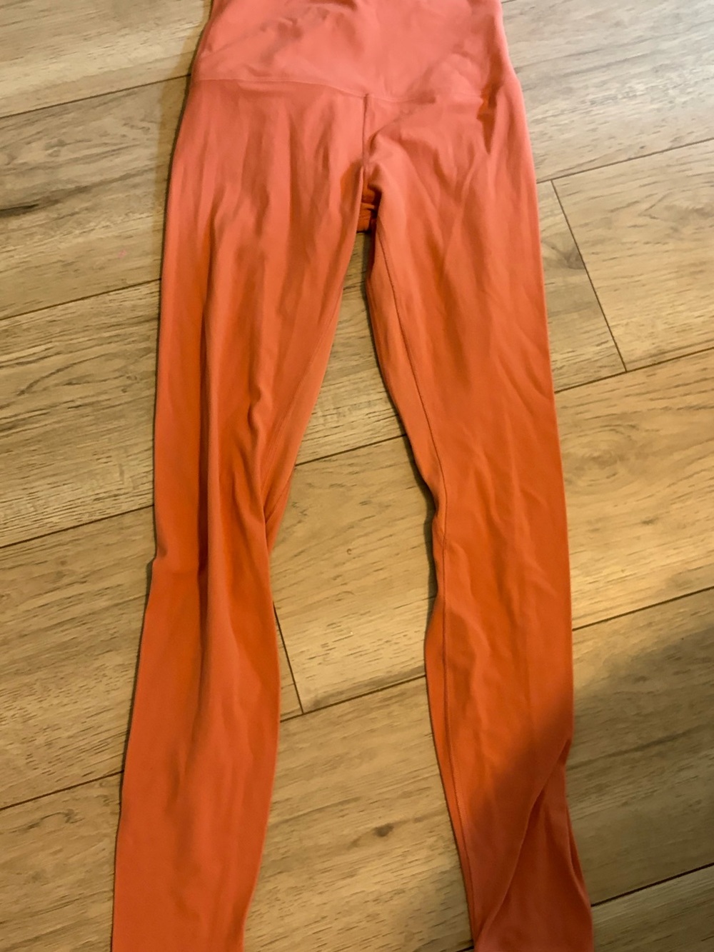 Lululemon Align super high rise coral leggings size 6